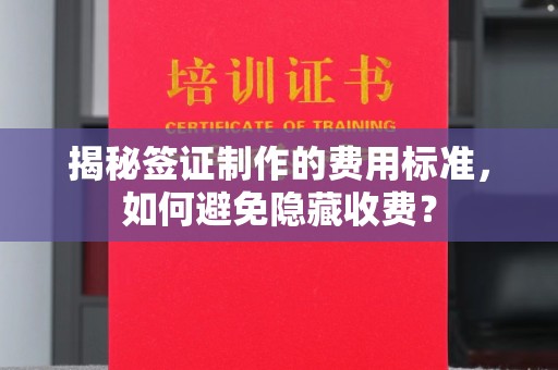 衡水揭秘签证制作的费用标准，如何避免隐藏收费？