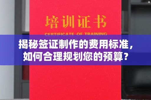 衡水揭秘签证制作的费用标准，如何合理规划您的预算？