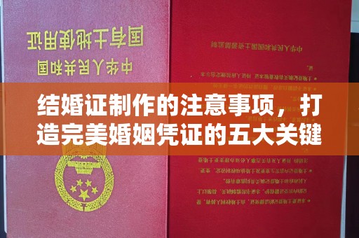 衡水结婚证制作的注意事项，打造完美婚姻凭证的五大关键点