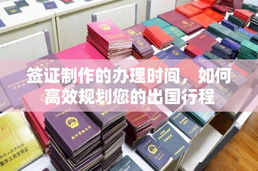 衡水签证制作的办理时间，如何高效规划您的出国行程