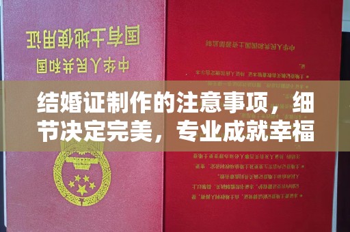衡水结婚证制作的注意事项，细节决定完美，专业成就幸福