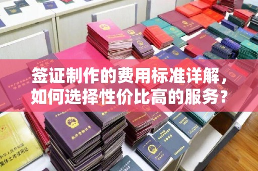 衡水签证制作的费用标准详解，如何选择性价比高的服务？