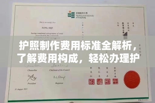 衡水护照制作费用标准全解析，了解费用构成，轻松办理护照